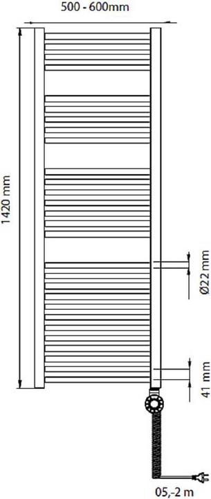 Produktbild Bosch Home Comfort Badheizkörper 4500 (750 W)