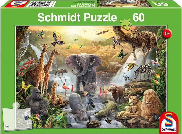 Produktbild Schmidt Spiele Tiere in Afrika (60 Teile)