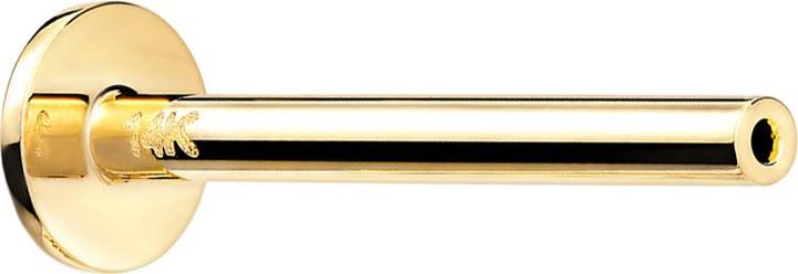Immagine prodotto Star Piercing Asta per labretina microfilettata in oro 14k (senza ottone, Oro 14k)