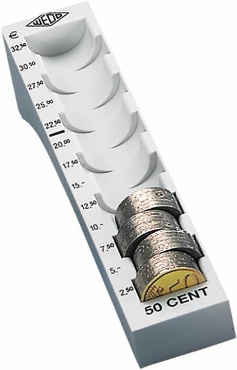Produktbild Wedo Münzrillen 50 Cent (Münzzähler)
