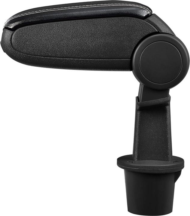 Actual product image Pro-Tec Centre armrest Dacia Duster with storage compartment imitation leather black with white stitching