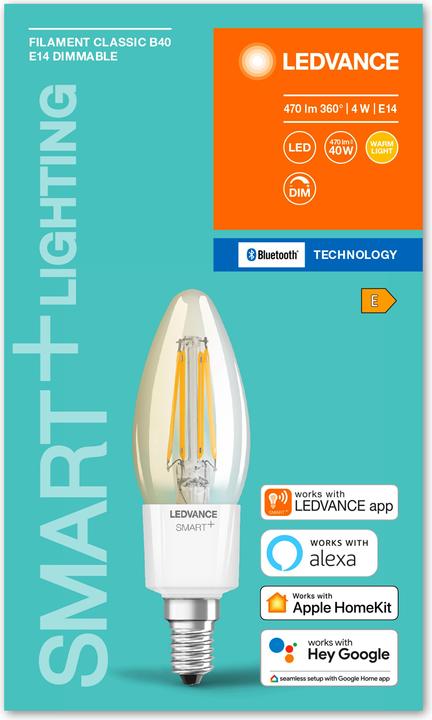Produktbild Ledvance Smart Candle 40 (E14, 4 W, 470 lm, 1 x, E)