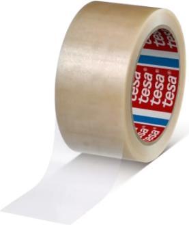 Produktbild tesa 4120, Transparent, PVC, Papier, Stahl, Glänzend, Stark, 43 N