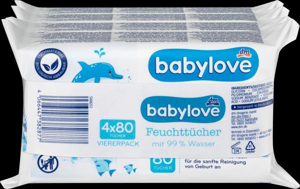 Actual product image dm babylove Wet wipes (320 Piece)