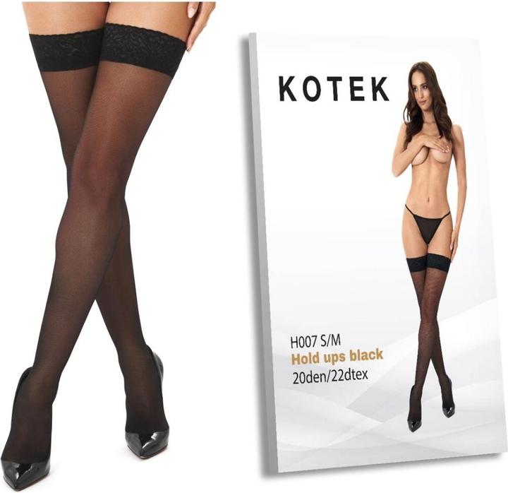 Immagine prodotto Kotek KO H007 autoreggenti nere 20den S/M (S/M)