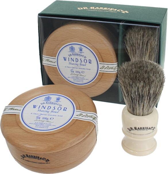 Image du produit D.R. Harris Ensemble cadeau de rasage Windsor (Savon à raser)