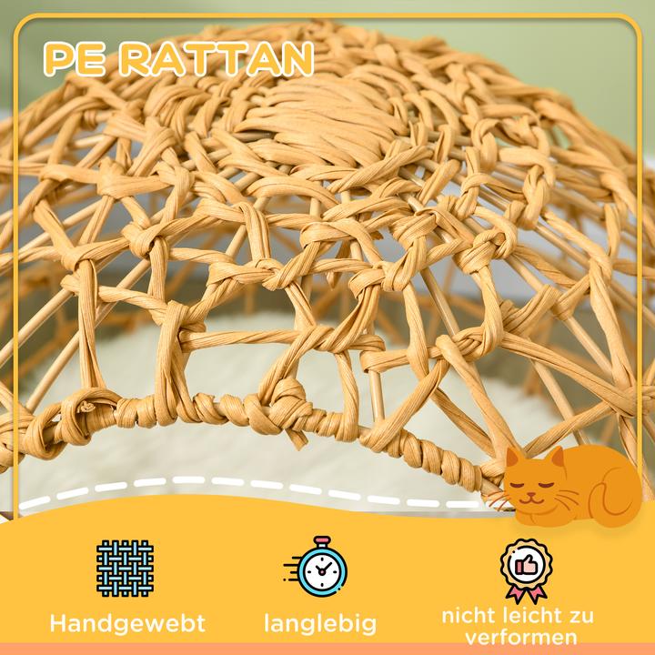 Actual product image PawHut Cat house with metal frame (Cat)