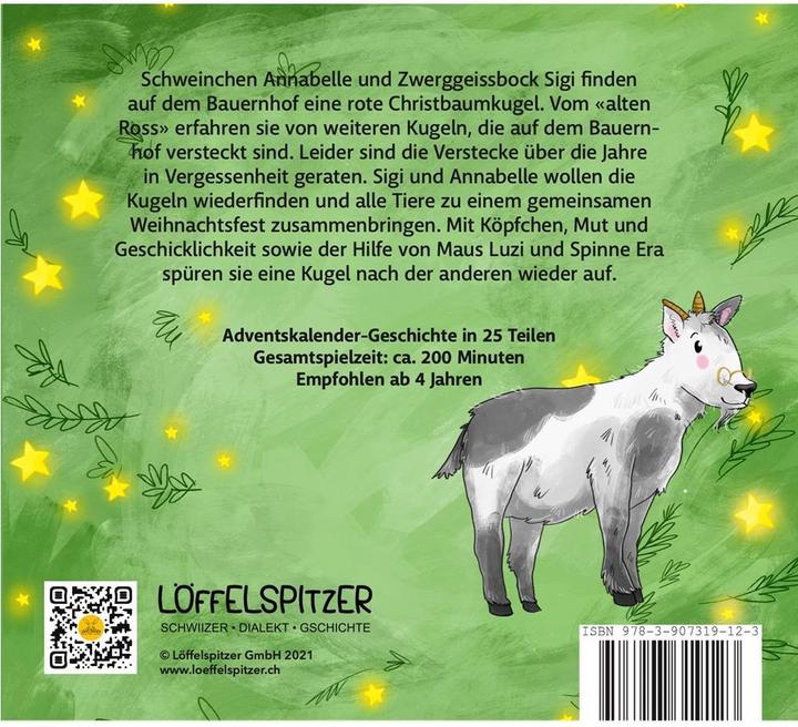 Produktbild Die vergässene Christbaumchugle, Adventskalendergeschichte in 25 Teilen, 3 CD s