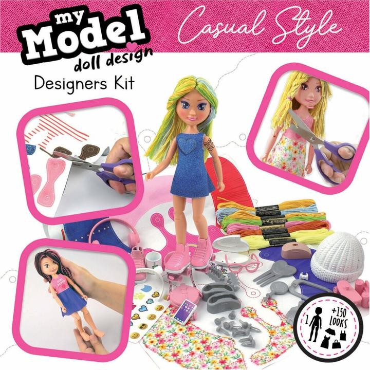 Actual product image Educa 19171 Children's Puzzle Design Your Doll Casual Style For 6+ Years