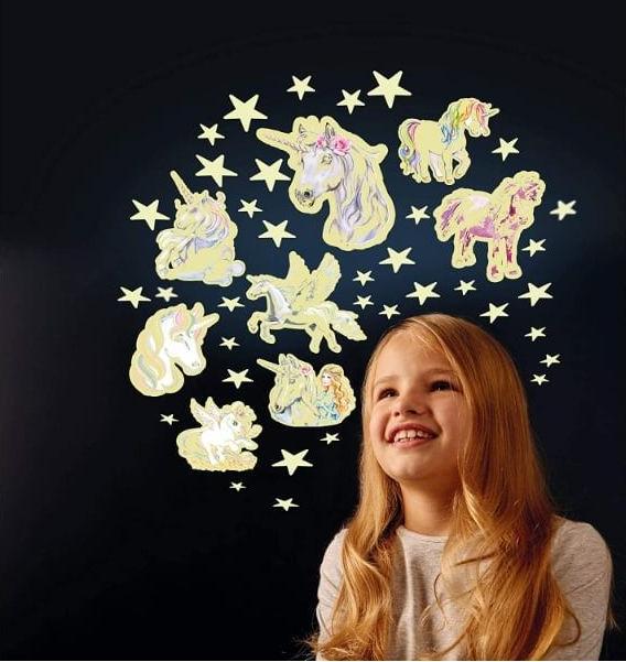 Produktbild Brainstorm Sterne & Einhörner Glow in the Dark