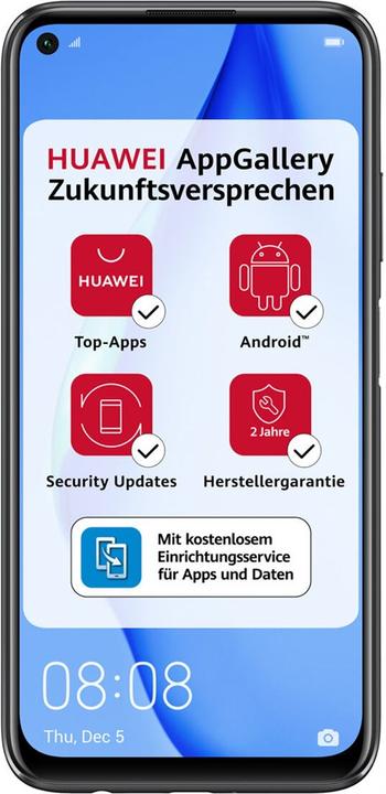 Immagine prodotto Huawei P40 Lite (128 GB, Midnight Black, 6.40", Doppia SIM Ibrida, 48 Mpx, 4G)