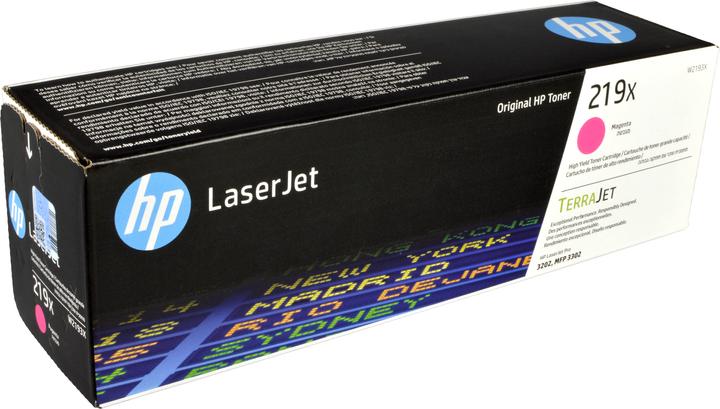 Actual product image HP 219X High Yield Magenta Original LaserJet Toner Cartridge, 2500 pages, Magenta, 1 pc(s) (M)