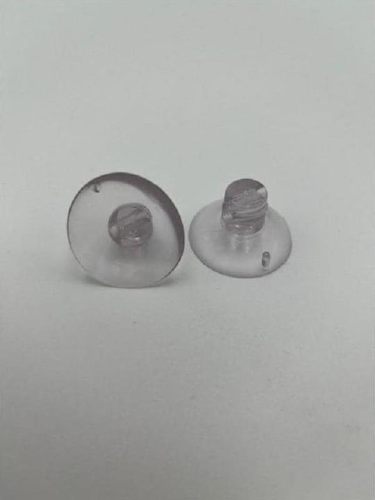 Actual product image Hobby Fun Suction cup with hole 5 pieces, transparent