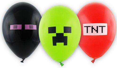Gemar TNT MINECRAFT balloon (6 x)