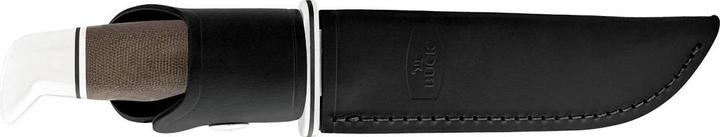 Immagine prodotto Buck SPECIAL PRO 119, acciaio S35VN, inossidabile, micarta di lino, fodero in pelle (15.20 cm)