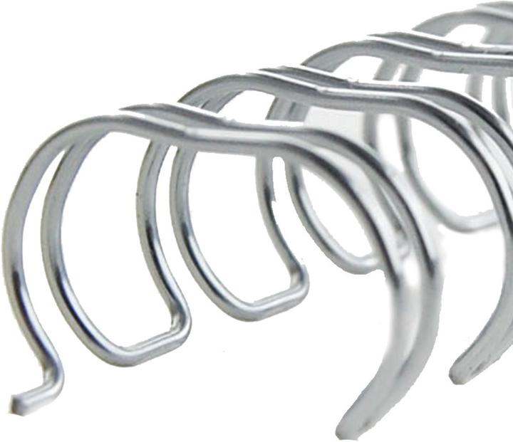 Actual product image GBC Binding wire 9,5mm, 34 rings, silver, 100 pcs.