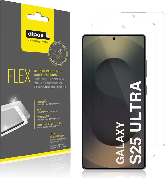 Actual product image Dipos 3D Full Cover Screen Protector (1 Piece, Samsung Galaxy S25 Ultra)