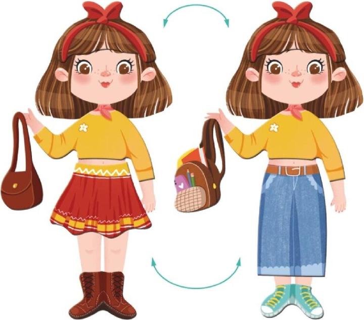 Image du produit Dodo Jeu magnétique - Fille de la mode - Habillage - Créativité
