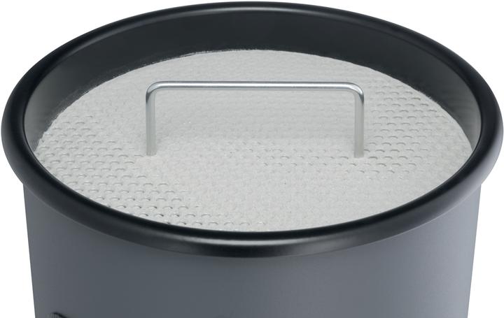 Immagine prodotto Durable Cestino gettacarte in metallo con posacenere rotondo (17 l)