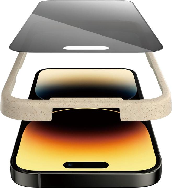 Immagine prodotto PanzerGlass Pellicola protettiva Ultra Wide Fit Privacy iPhone 14 Pro (1 Pezzo/i, Apple iPhone 14 Pro)
