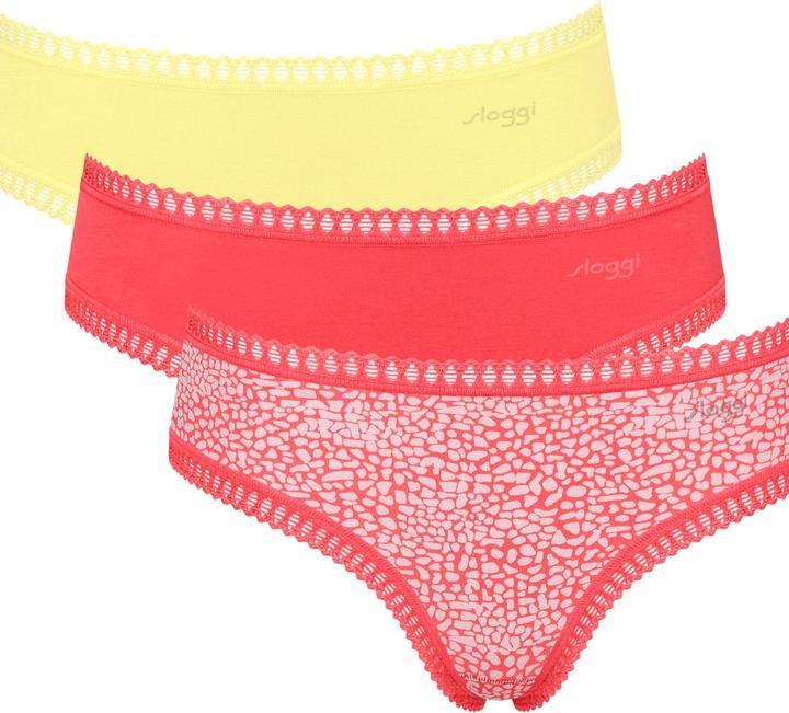 Produktbild Sloggi Slip GO CRUSH Damen-Hipster 3er Pack (XXL, 3er Pack)
