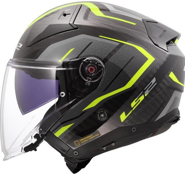 Produktbild LS2 OF603 INFINTY II CARBON URUS Jethelm (L)