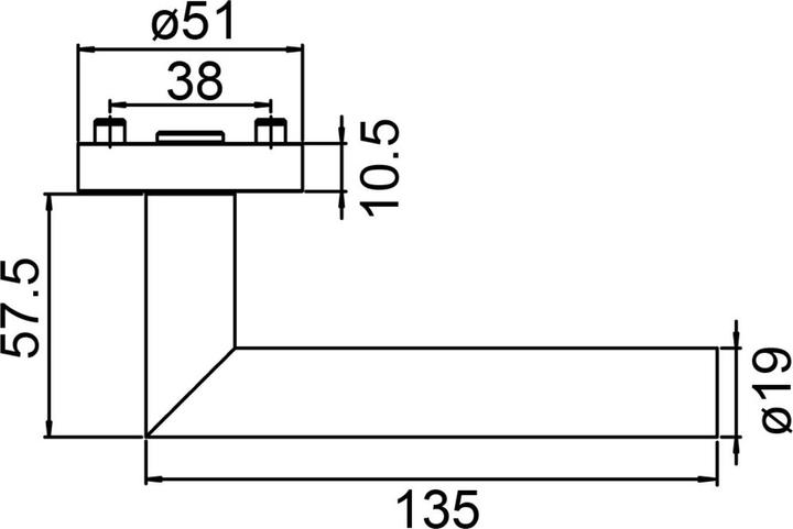 Actual product image Griffwerk Lucia (Door handle)