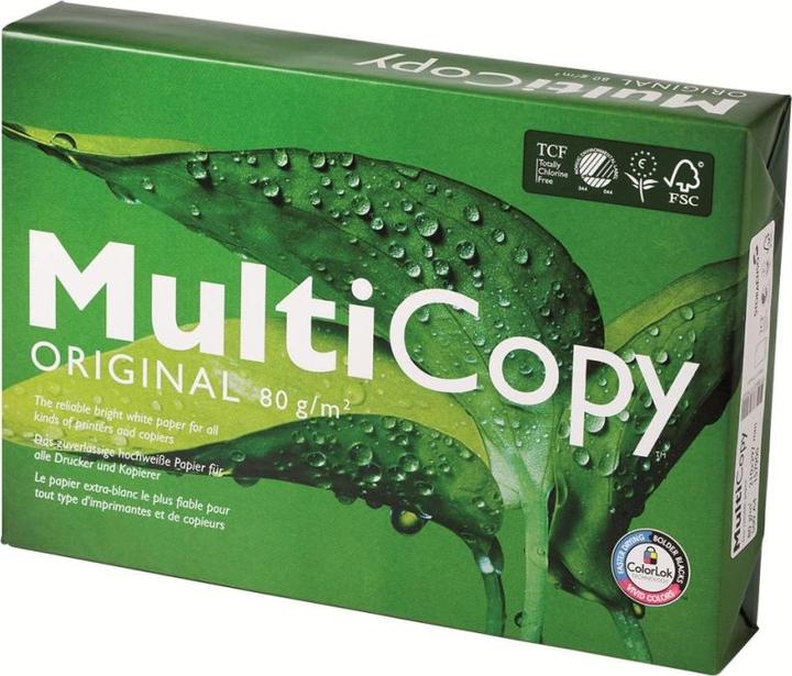 Immagine prodotto Stora Enso Carta per stampante MultiCopy Original A4 hvid 80g - (500 pezzi x 5 pezzi) (80 g/m², A4)
