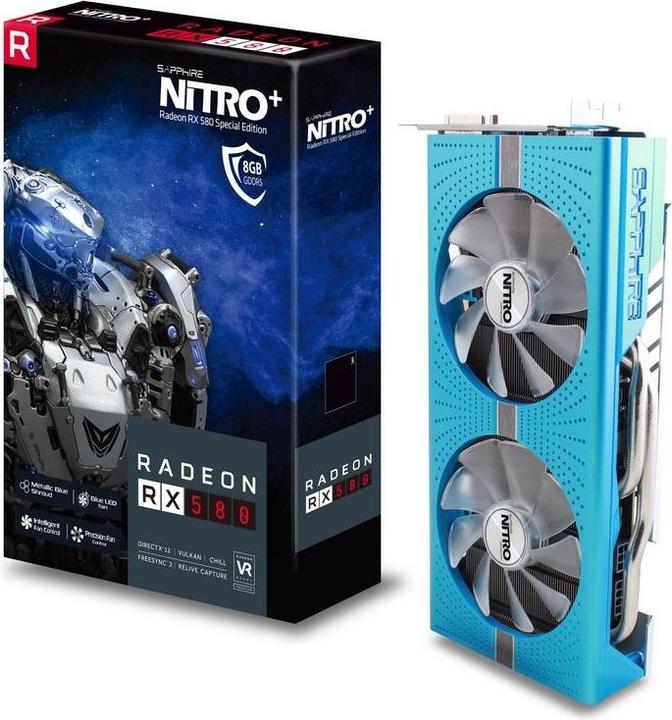 Produktbild Sapphire Radeon RX580 Nitro+ Special Edition (8 GB)