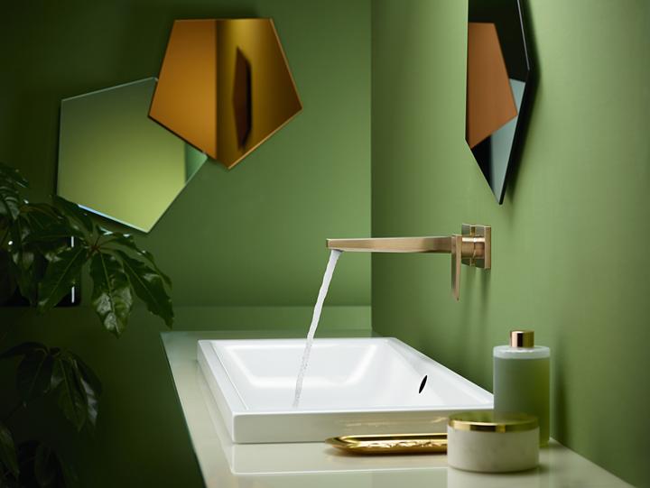 Actual product image hansgrohe Metropol single-lever concealed washbasin mixer for wall mounting (brushed bronze)