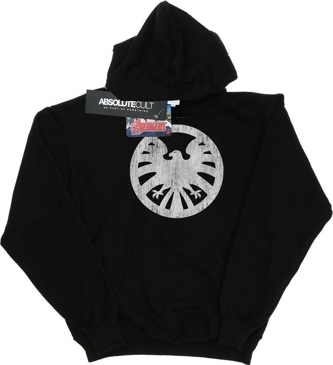 Agents Of SHIELD Distressed Logo Kapuzenpullover (L)