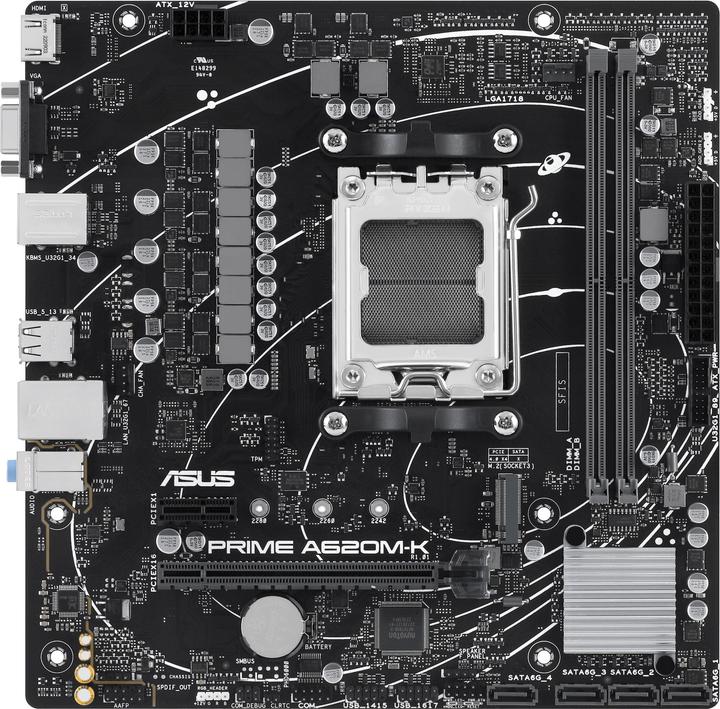 Produktbild ASUS PRIME A620M-K (AM5, AMD A620, mATX)
