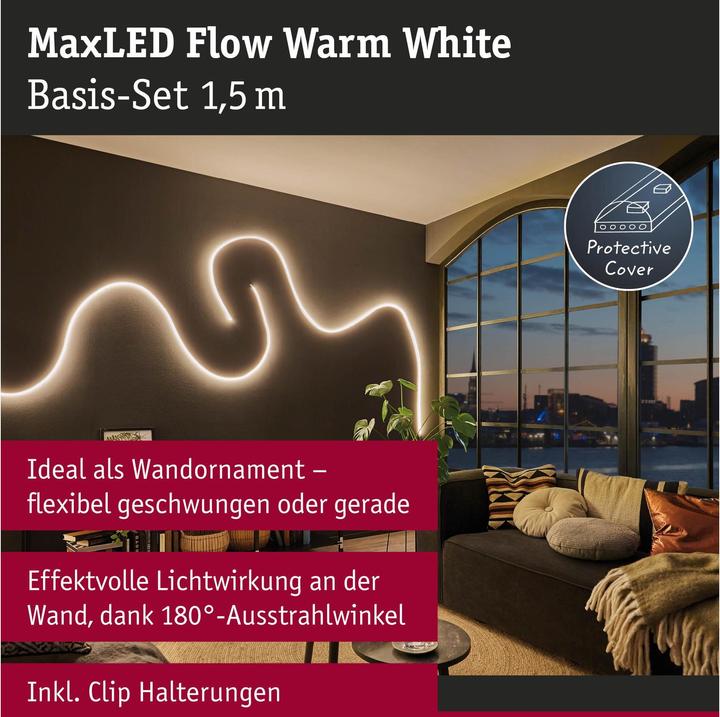 Produktbild Paulmann MaxLED Flow Stripe Set (Warmweiss, 150 cm, Indoor)
