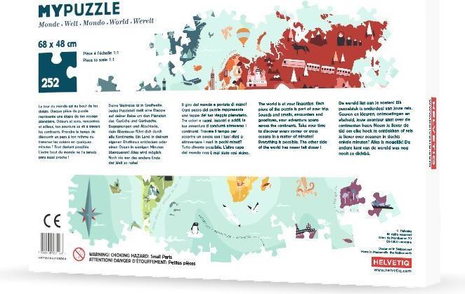 Actual product image Helvetiq Puzzle My Puzzle World (260 pieces)
