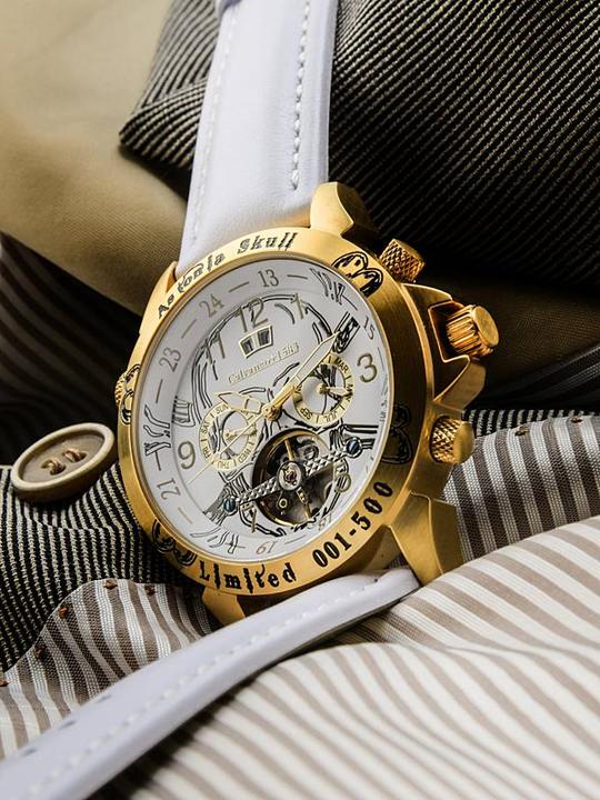 Immagine prodotto Calvaneo 1583 Astonia Skull White Edition Automatik (44 mm)