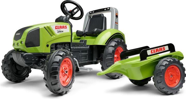 Falk Toys Trattore e rimorchio Claas