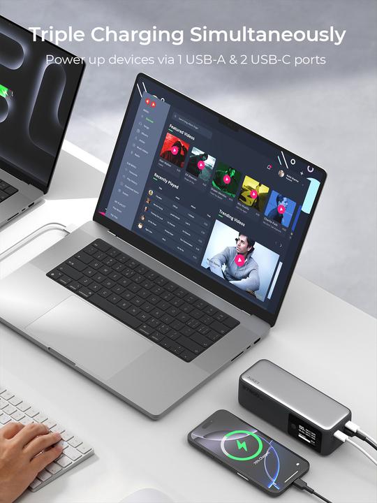 Produktbild Aukey SPARK MEGA - Powerbank (27600 mAh, 140 W)