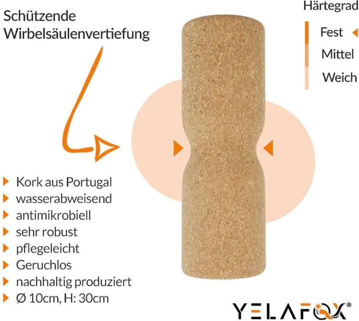 Actual product image Yelafox Fascia roller with groove