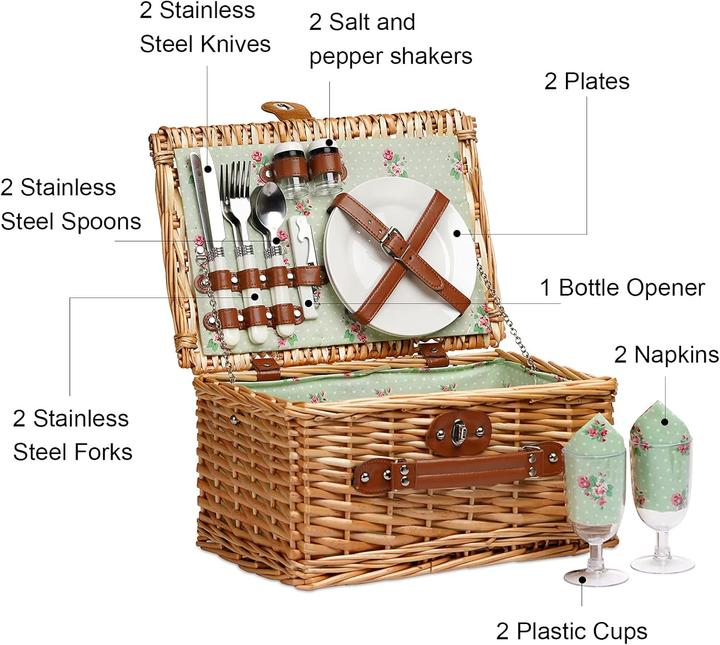 Produktbild Zormy Picknickkorb für 2 Personen