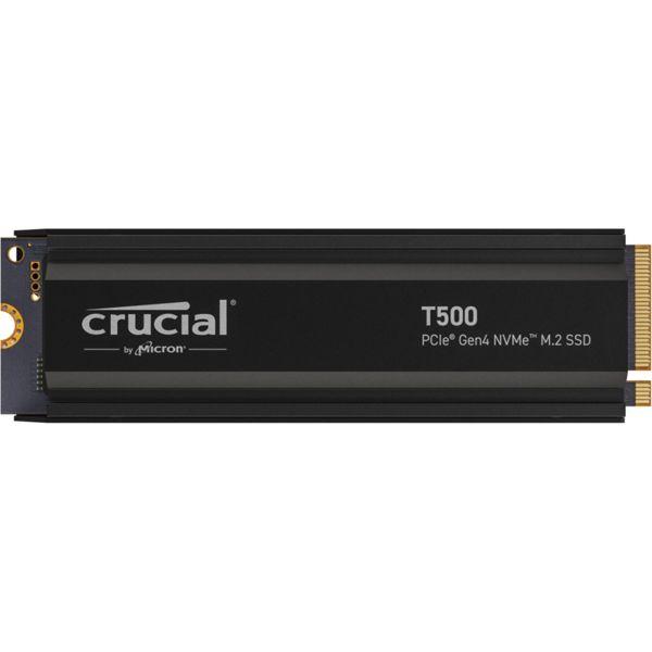 Crucial T500 mit Kühlkörper (2000 GB, M.2 2280)