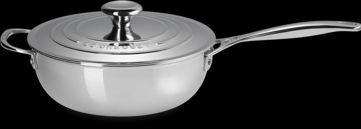 Immagine prodotto Le Creuset 3 strati Plus (24 cm, Padella per friggere, Acciaio inossidabile)