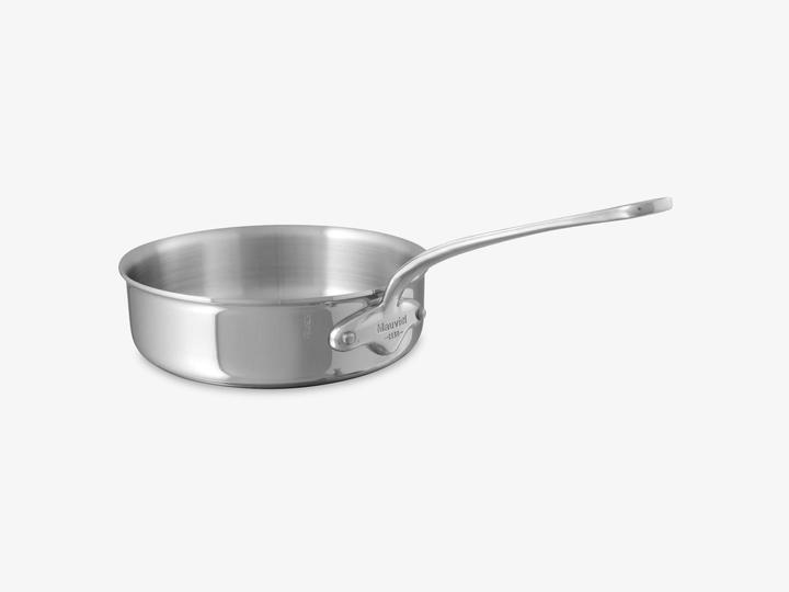 Produktbild Mauviel Bratpfanne Hoch M'COOK silberfarben (28 cm, Bratpfanne, Edelstahl)