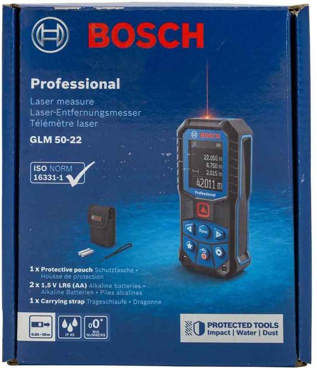 Produktbild Bosch Professional GLM 50-22 (50 m, 635 nm)