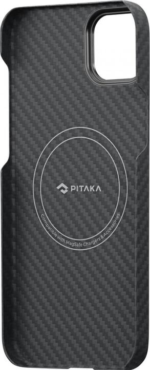 Actual product image Pitaka MagEz Case 3 1500D iPhone 14 Plus Black/Grey Twill (Apple iPhone 14 Plus)