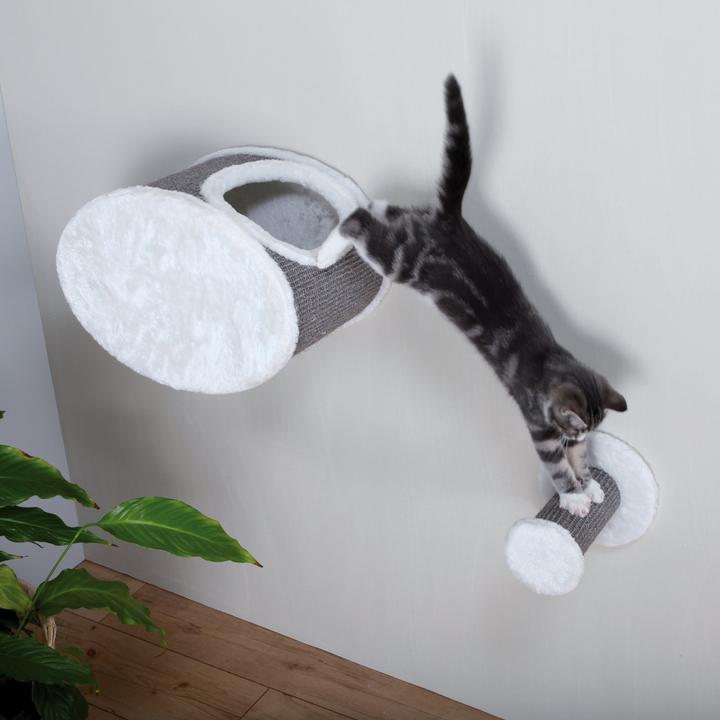 Produktbild Trixie Kuschelhöhle zur Wandmontage (30 cm, Grau, Weiss)