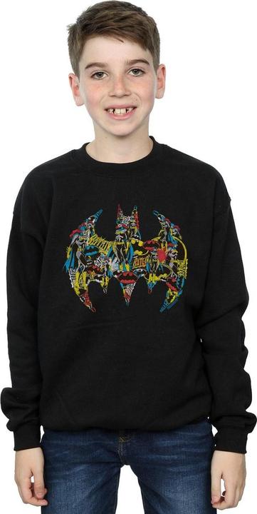 Image du produit - Sweat BATMAN BATGIRL LOGO COLLAGE - Garçon (128)