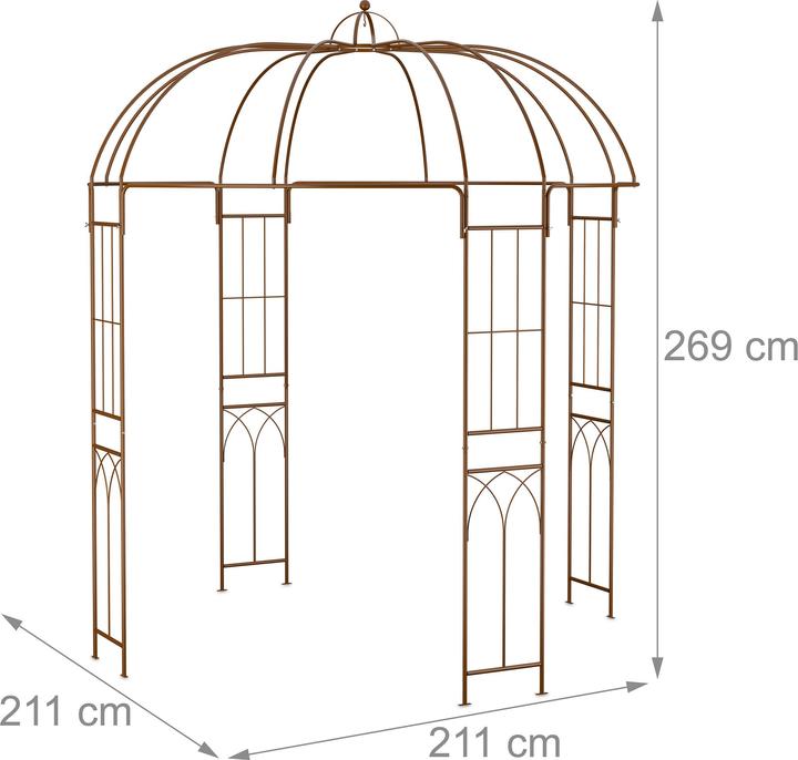 Actual product image Relaxdays Rose arch (211 cm, 211 cm)