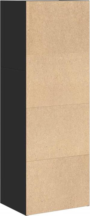 Actual product image VidaXL Bücherregal Standregal Büroregal Aktenregal Aufbewahrungsregal Schwarz (40 x 30 x 114 cm)