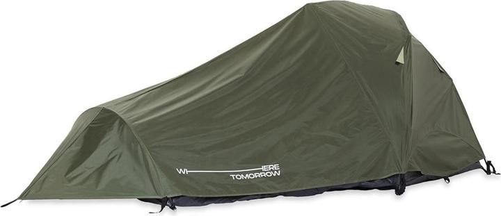 Actual product image Where Tomorrow 2 person pop up tent 160 cm x 70 cm, green (Pitching tent, 3.65 kg, 2 persons)