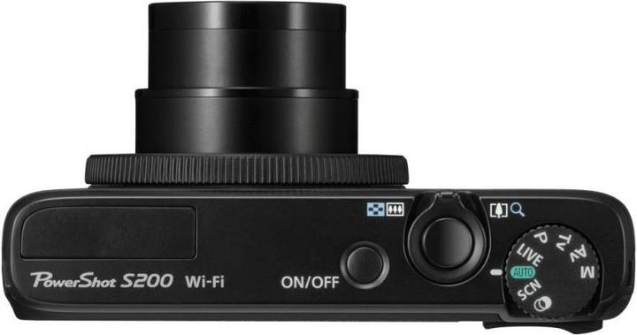 Image du produit Canon Powershot S200, 10 MP, zoom 5x, WiFi, HD, noir (1/1.7 ")